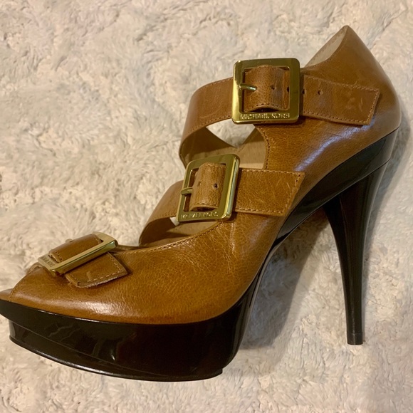 Michael Kors strappy leather stilettos size 6 M - Picture 4 of 6